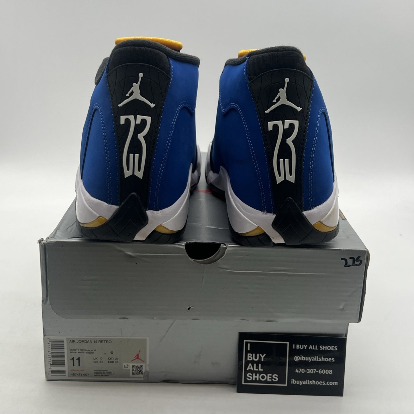 Size 11 - Air Jordan 14 Retro Laney (487471-407)