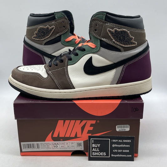 Size 10 - Jordan 1 High OG Crafted Brown White Suede Leather (DH3097-001)
