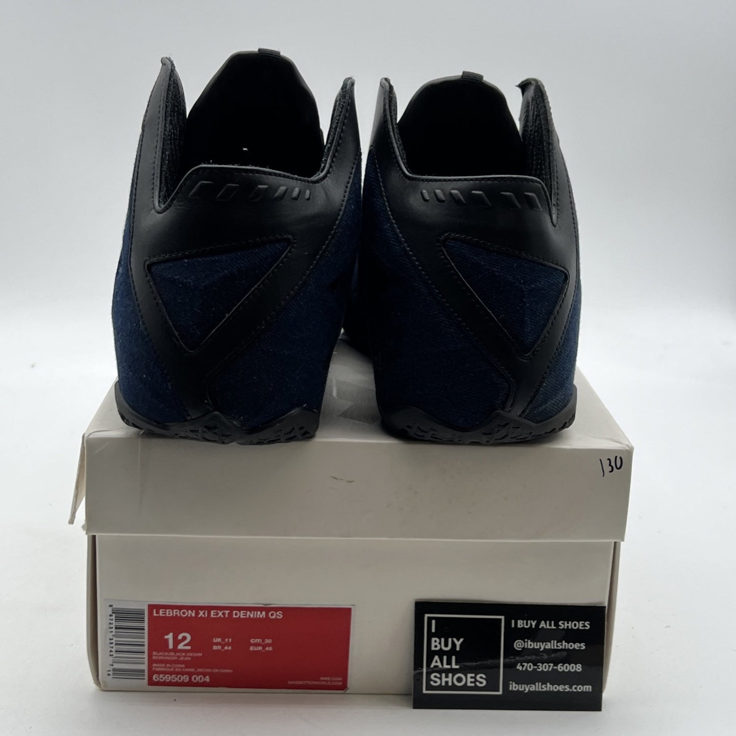 Size 12 - Nike LeBron 11 EXT Denim QS Denim (659509-004)
