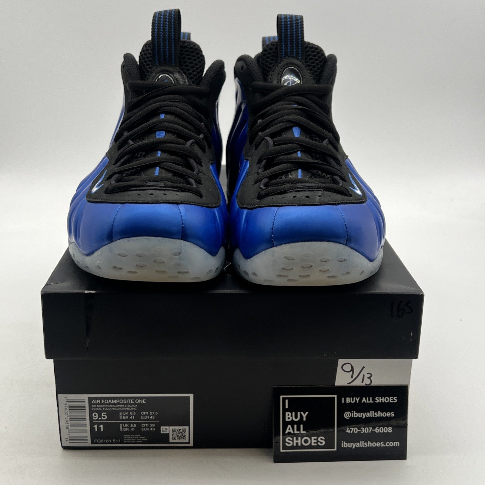 Size 9.5 - Nike Air Foamposite One 2024 Royal (FQ8181-511)