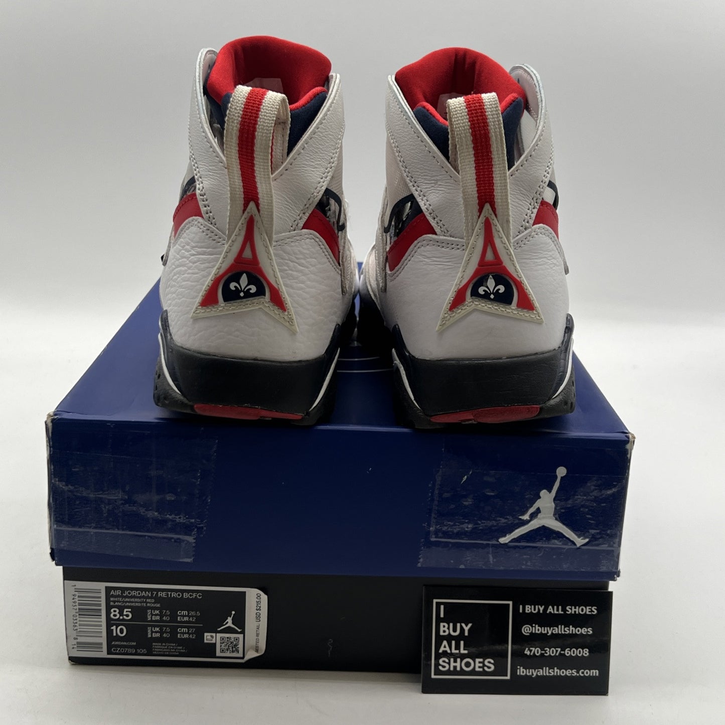 Size 8.5 - Paris Saint-Germain x Air Jordan 7 Retro Paname (CZ0789-105)