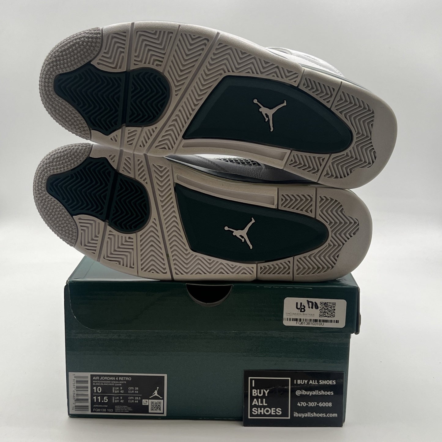 Size 10 - Air Jordan 4 Retro Oxidized Green (FQ8138-103)
