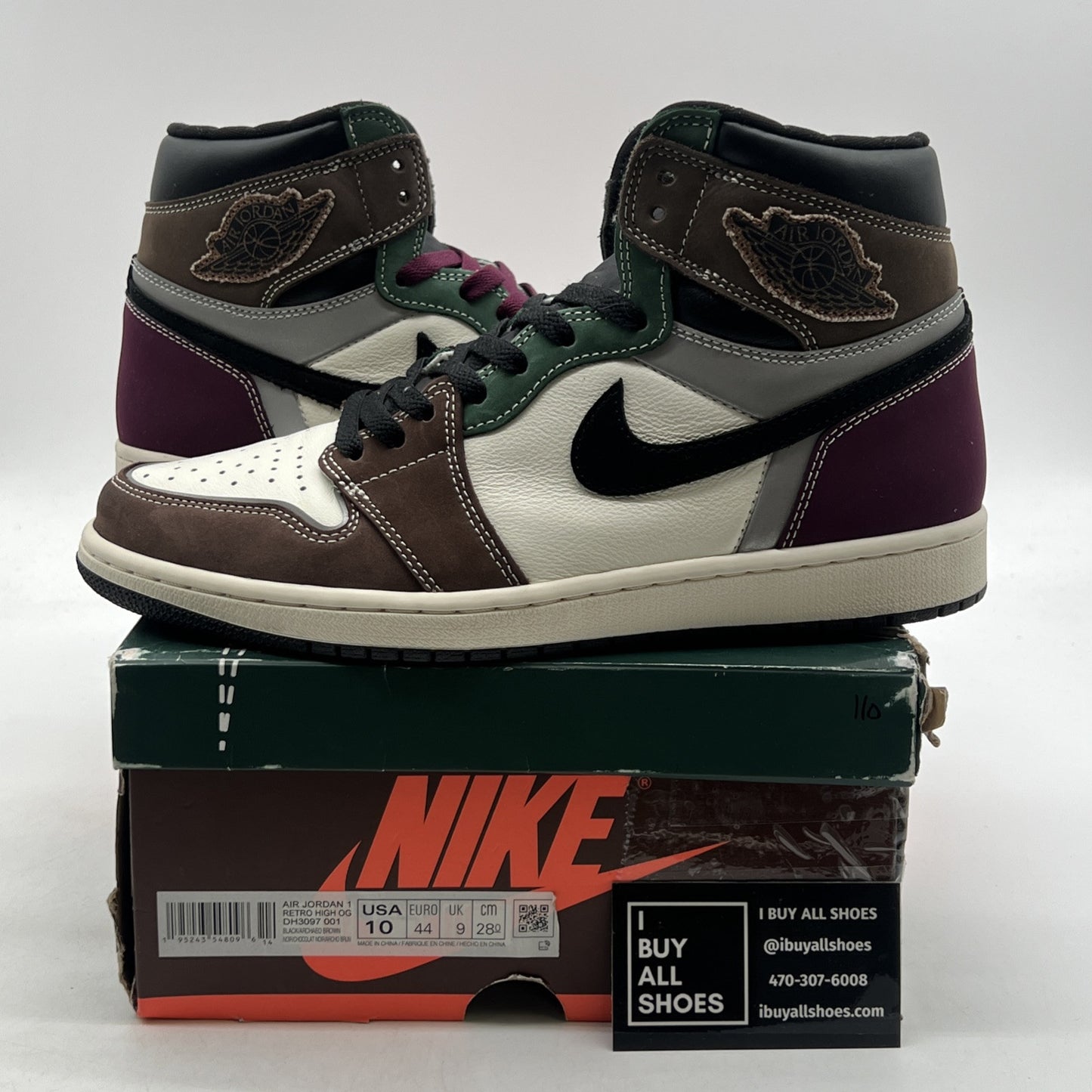 Size 10 - Air Jordan 1 High OG Crafted 2021 (DH3097-001)