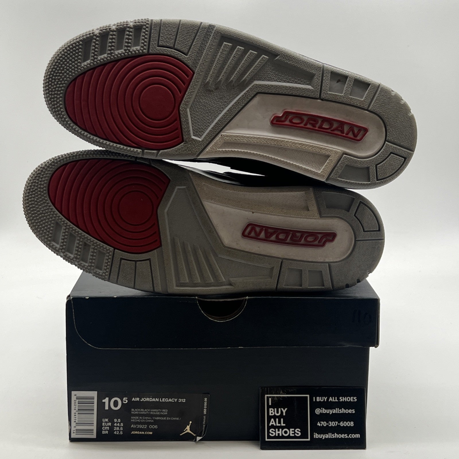 Size 10.5 - Jordan Legacy 312 Elephant Print (AV3922-006)