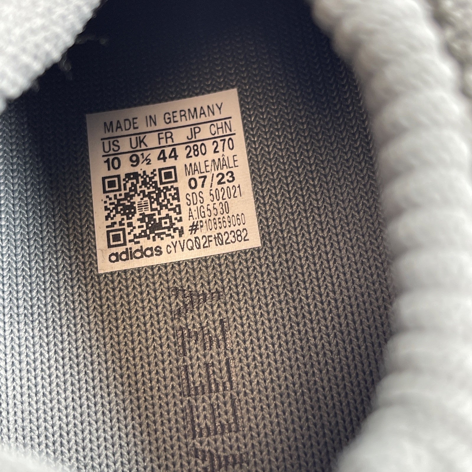 Size 10 - adidas Yeezy 450 Stone Marine Grey Suede (IG5530)