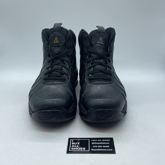 Size 11.5 - Nike Air Max Posite Bakin Black Suede Leather (415327-001)