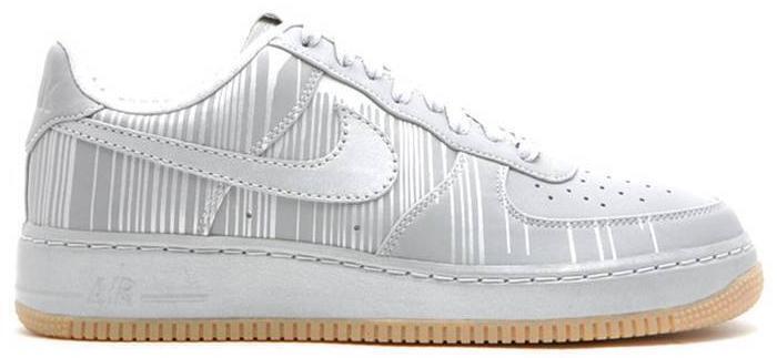Size 9.5 - Nike Air Force 1 Supreme Low Krink Grey Leather Suede (318985-002)