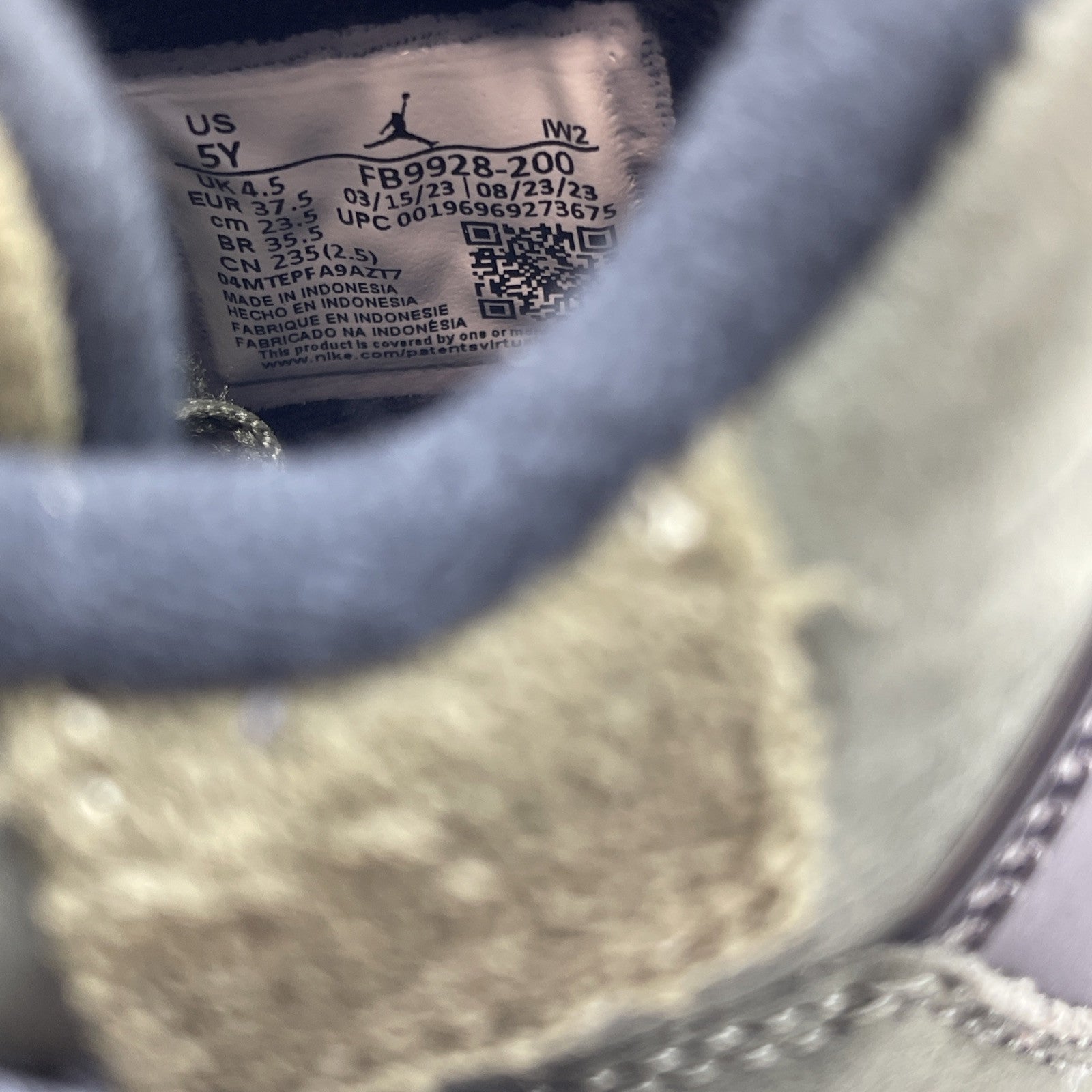 Size 5Y - Jordan 4 SE Retro Low Craft Olive Green Black Suede (FB9928-200)