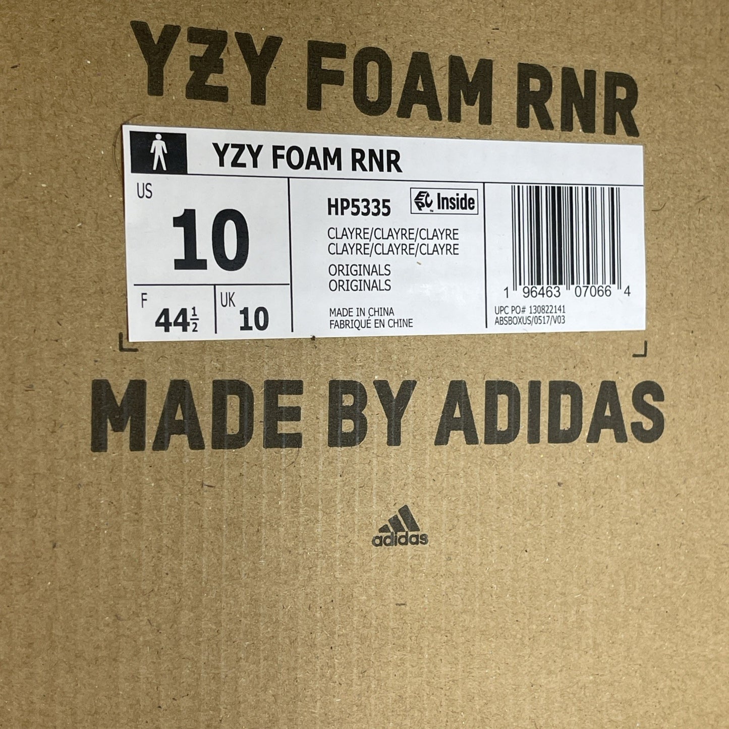 Size 10 - adidas Yeezy Foam Runner Clay Red YZY FOAM RNR Rubber (HP5335)
