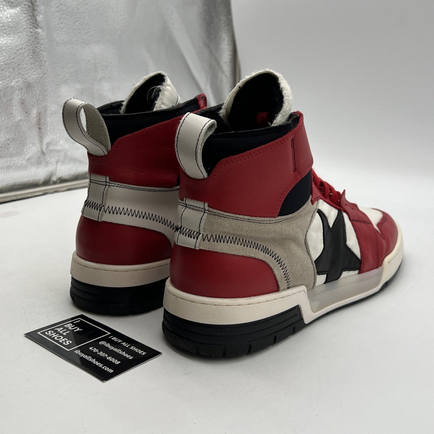 Size 43 - Steve Madden Takeoff  1 Malone Hi-top Chicago Style Sneakers