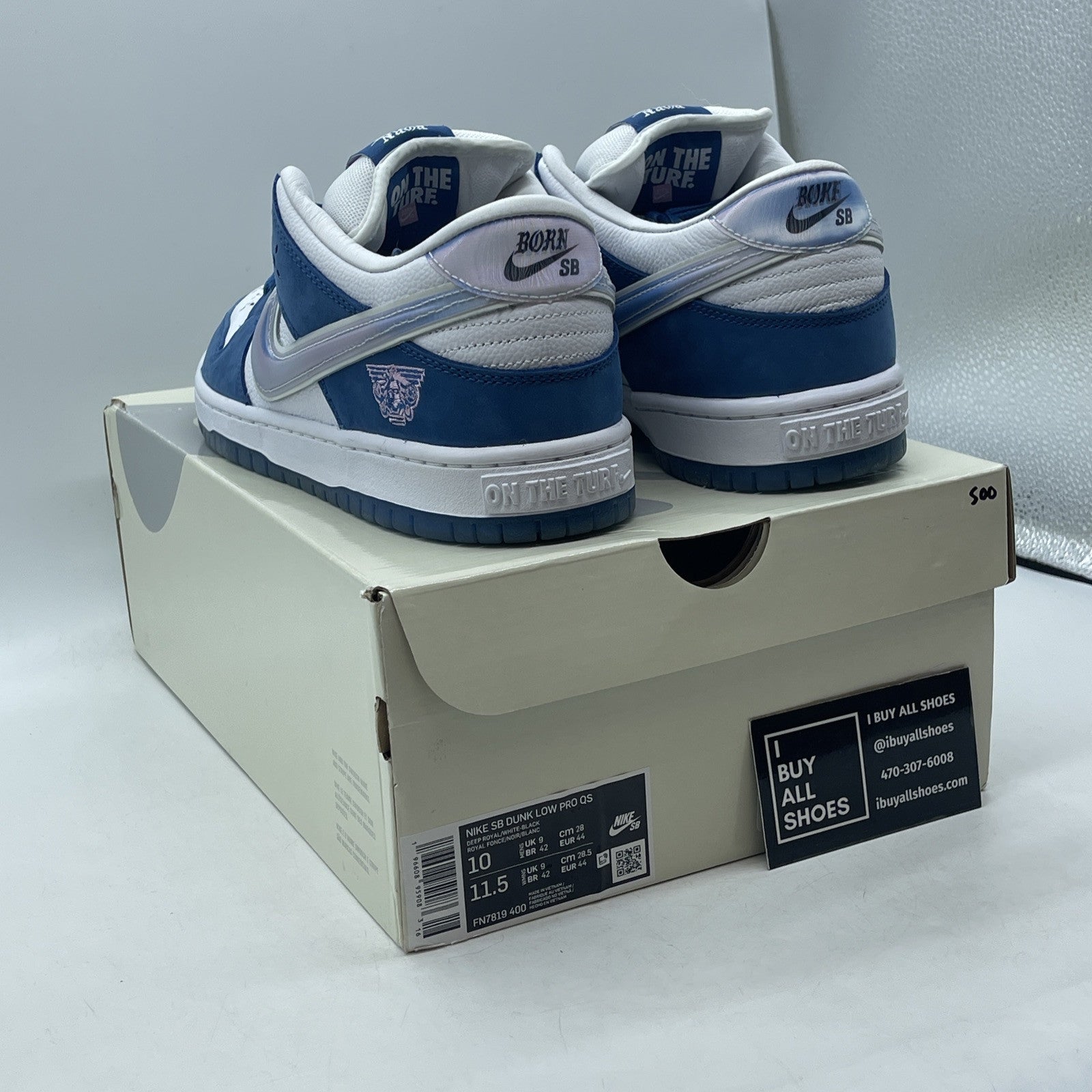 Size 10 - Nike SB Dunk Low x Born x Raised One Block At A Time Suede (FN7819-400