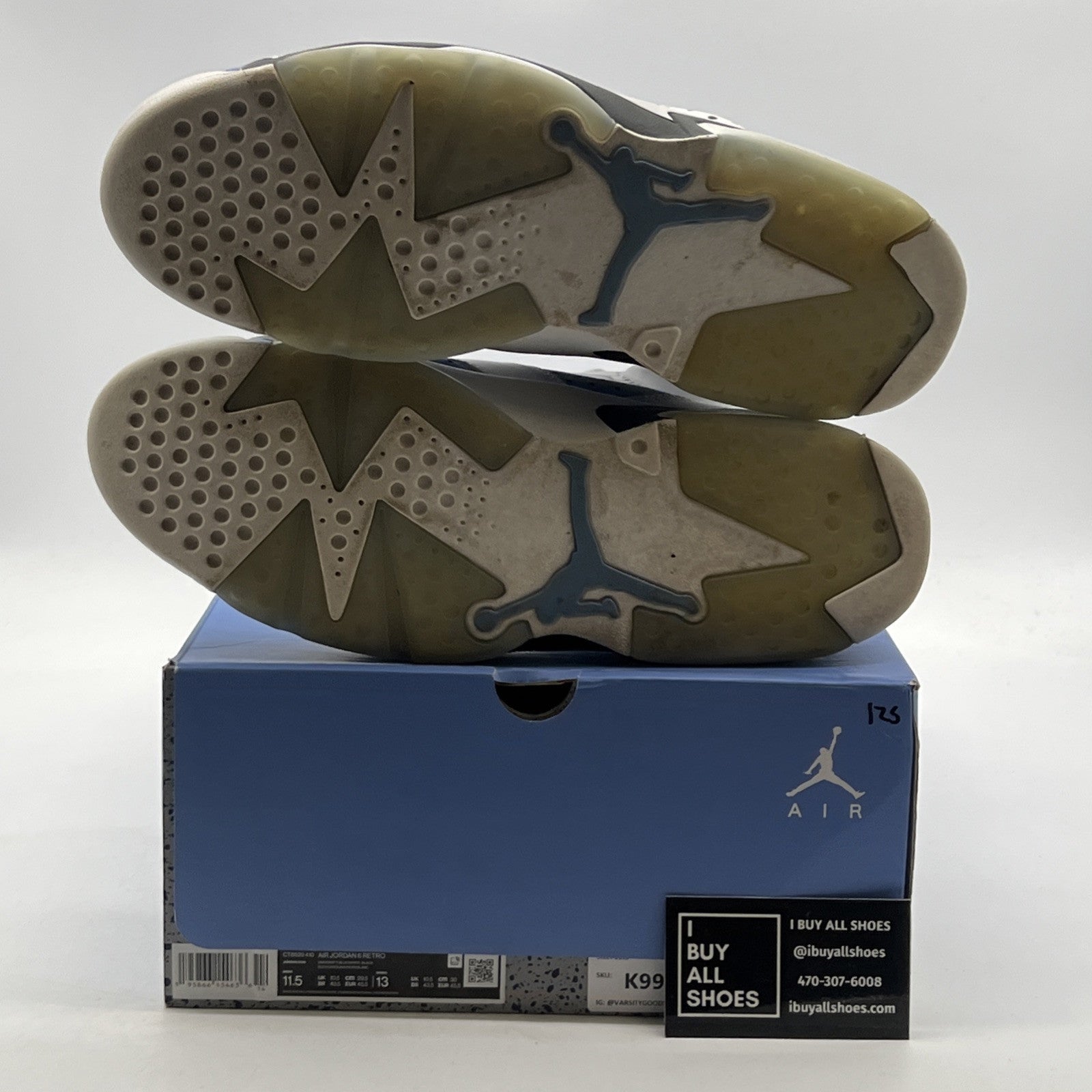 Size 11.5 - Air Jordan 6 Retro Mid UNC Home (CT8529-410)