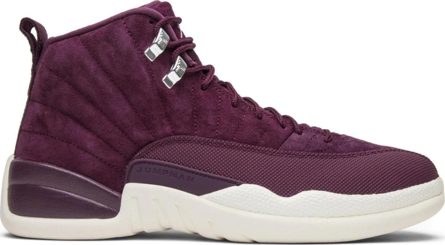 Size 10 - Air Jordan 12 Retro Bordeaux Purple Suede Leather (130690-617)