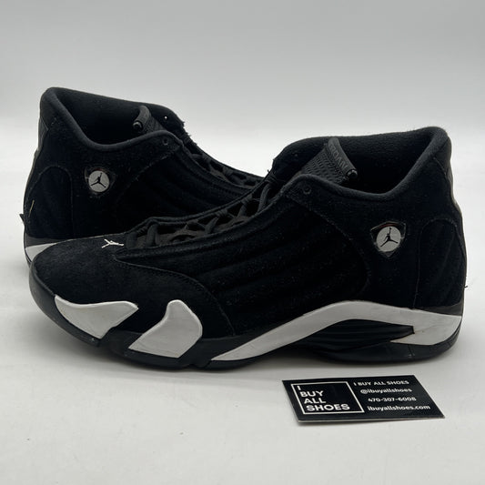 Size 11.5 - Air Jordan 14 Retro Black White (487471-016)