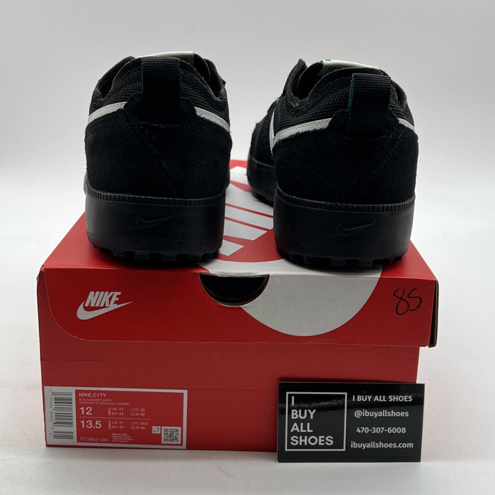 Size 12 - Nike C1TY Black Summit White (FZ3863-006)