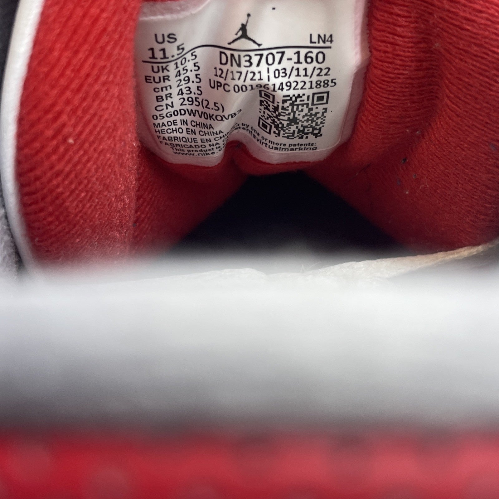 Size 11.5 - Jordan 3 Retro Mid Fire Red White Grey Suede Leather (DN3707-160)