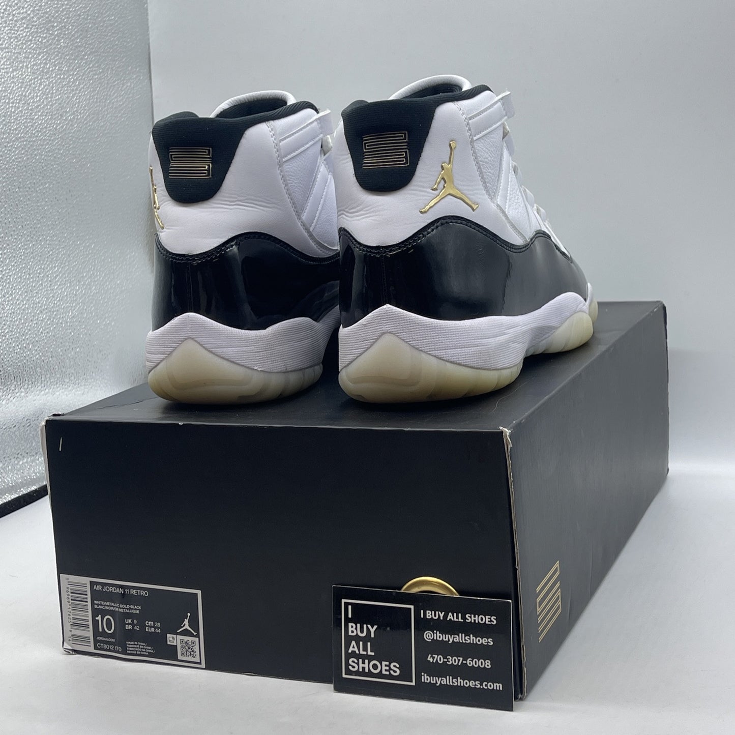 Size 10 - Jordan 11 Retro Mid Gratitude / Defining Moments black White Leather