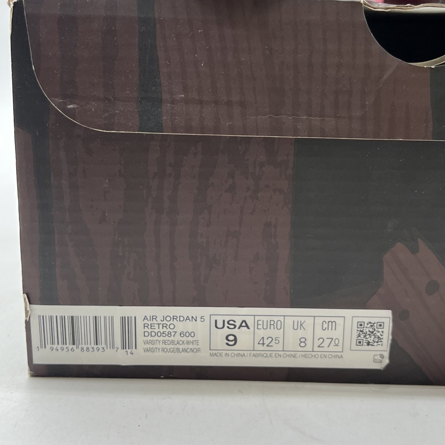 Size 9 - Air Jordan 5 Retro Mid Raging Bull (DD0587-600)
