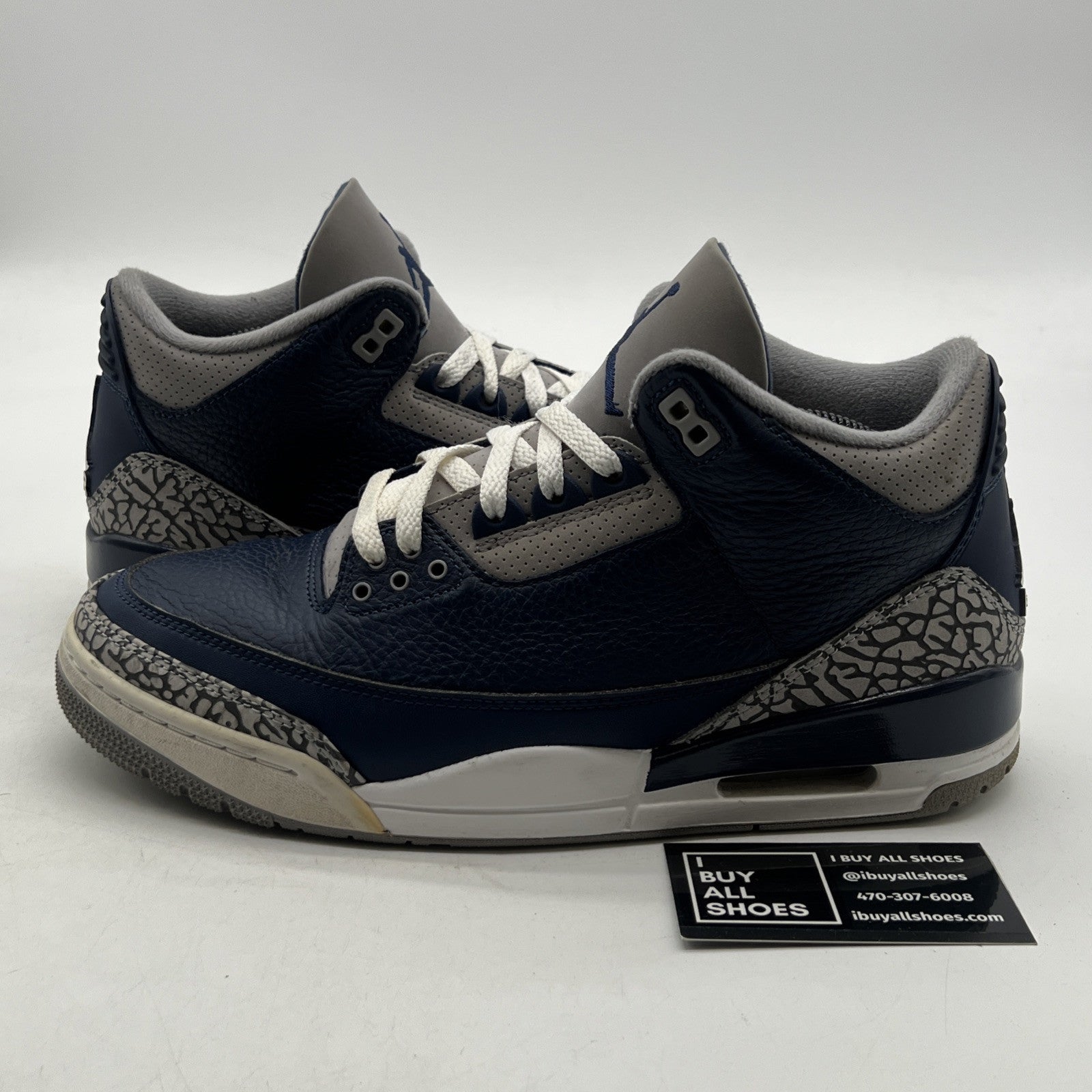 Size 9.5 - Air Jordan 3 Retro Georgetown (CT8532-401)￼