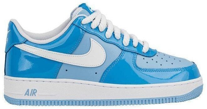 Size 9.5 - Nike Air Force 1 '07 LV8 Psychic Blue Patent Blue White (HV9405-400)