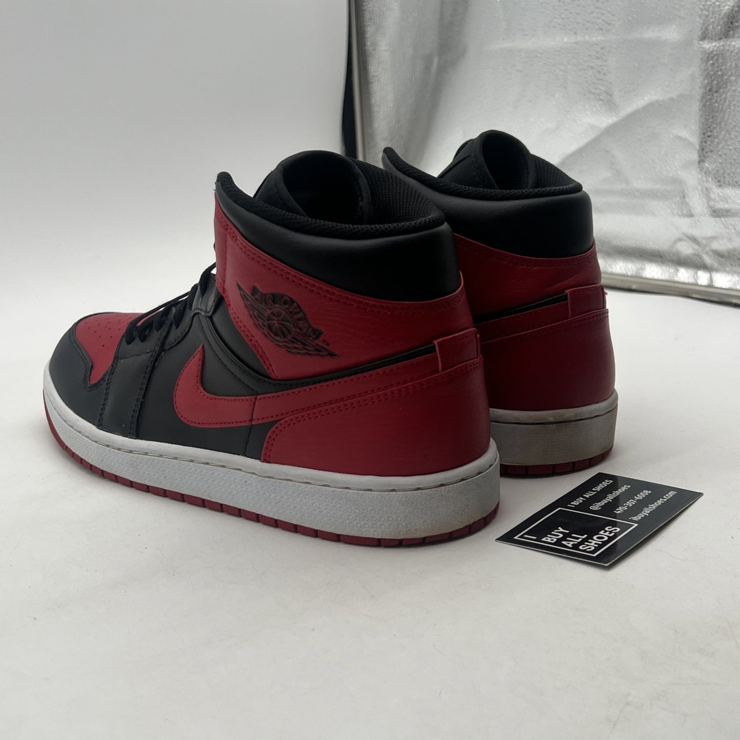 Size 12 - Air Jordan 1 Mid Banned 2020 (554724-074)