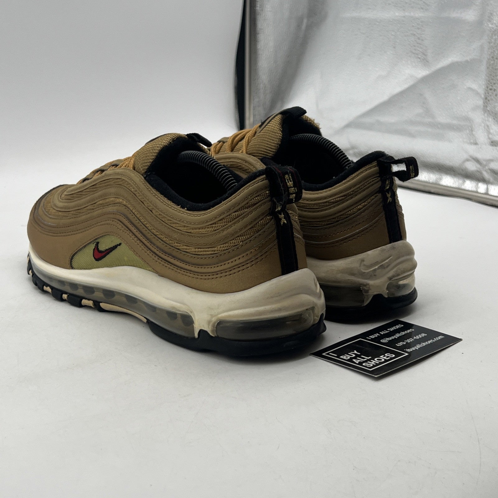 Size 11 - Nike Air Max 97 OG QS Metallic Gold (884421-700)