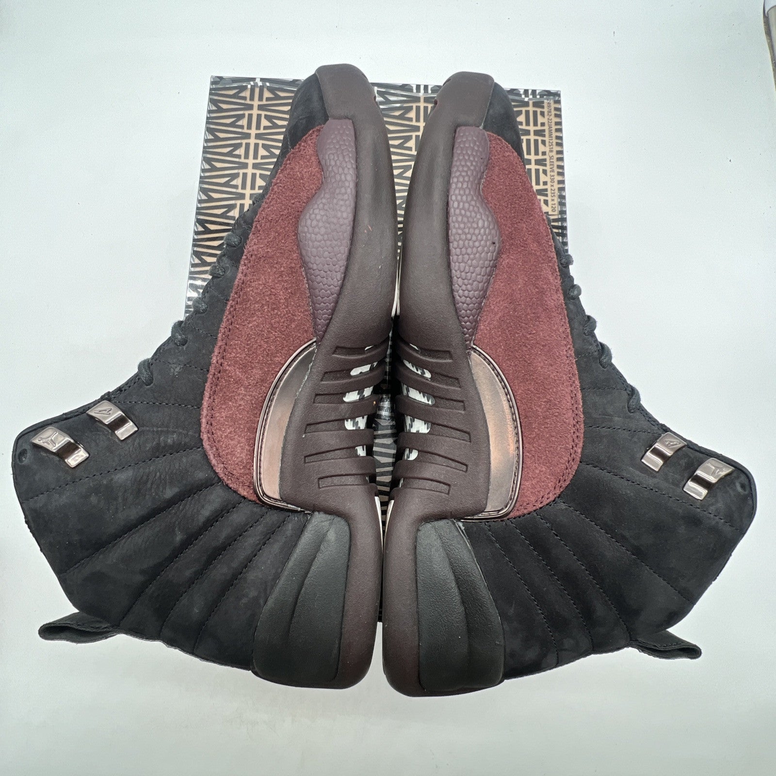 Size 11 - Air Jordan 12 Retro SP x A Ma Maniere Mid Black W (DV6989-001)