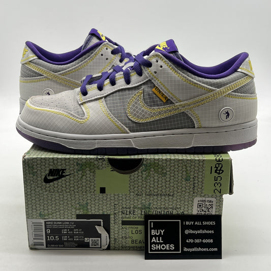 Size 9 - Nike Union LA x Dunk Low Passport Pack - Court Purple (DJ9549-500)