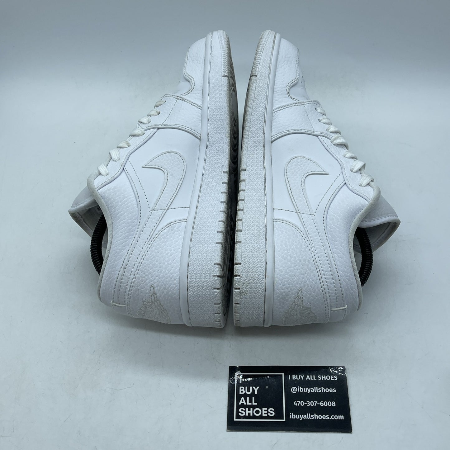 Size 8.5 - Air Jordan 1 Low Triple White Leather (553558-130
