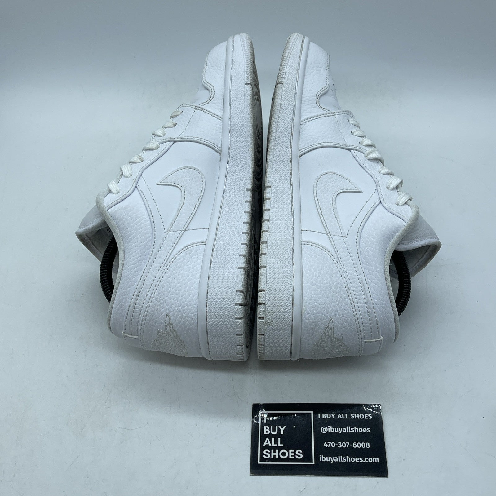 Size 8.5 - Air Jordan 1 Low Triple White Leather (553558-130