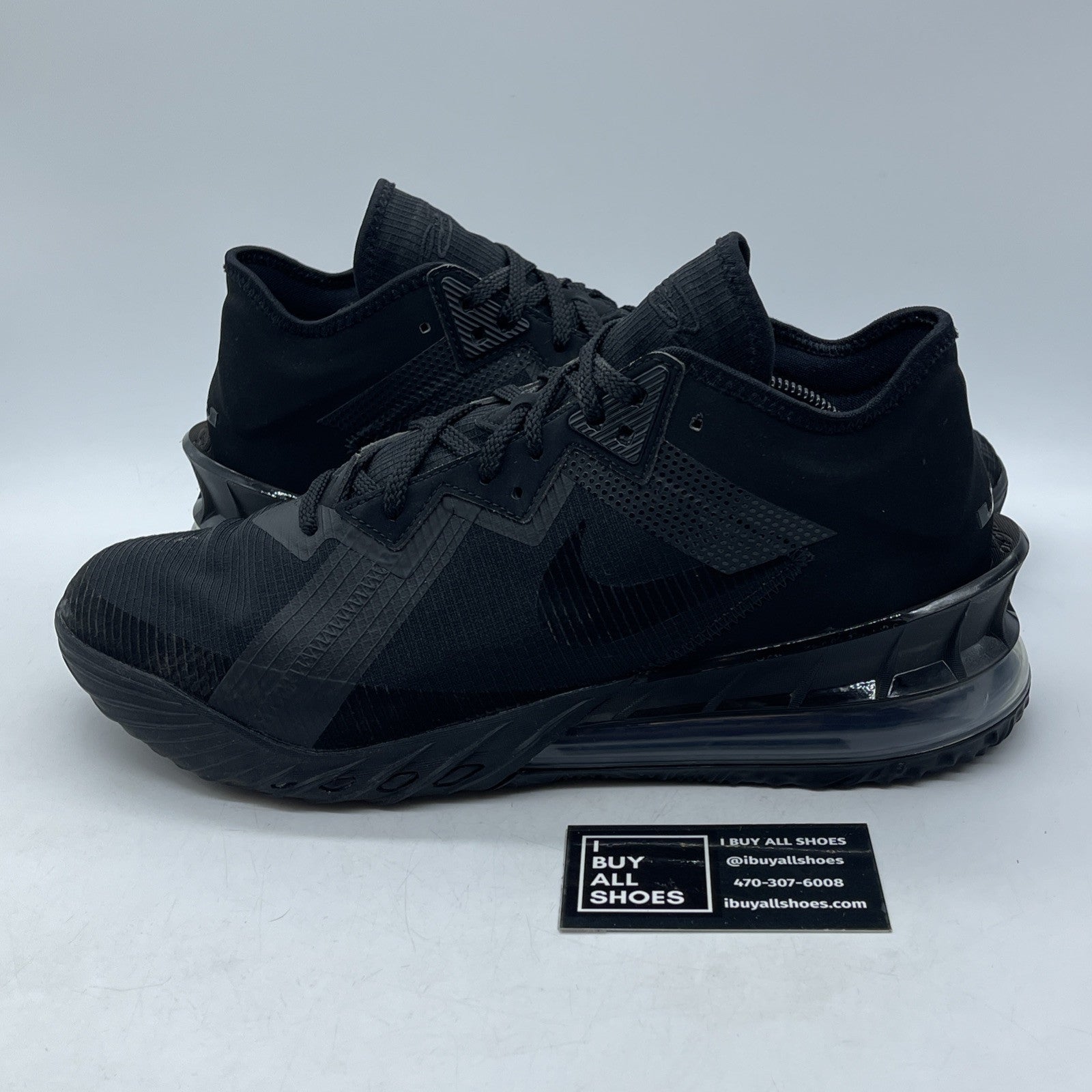 Size 11.5 - Nike LeBron 18 Low Zero Dark 23 Suede Leather (CV7562-004)