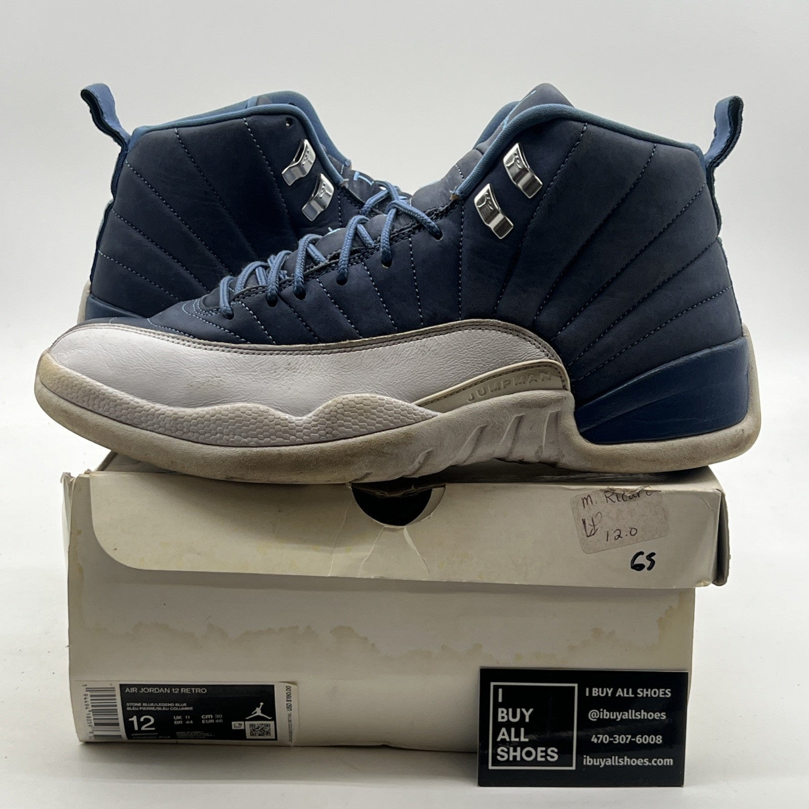 Size 12 - Air Jordan 12 Retro Indigo 2020 (130690-404)