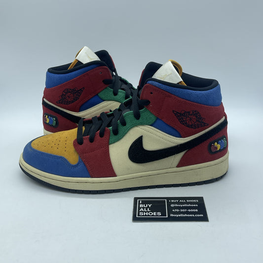 Size 11 - Blue The Great x Air Jordan 1 Mid Fearless Black Blue (CU2805-100)