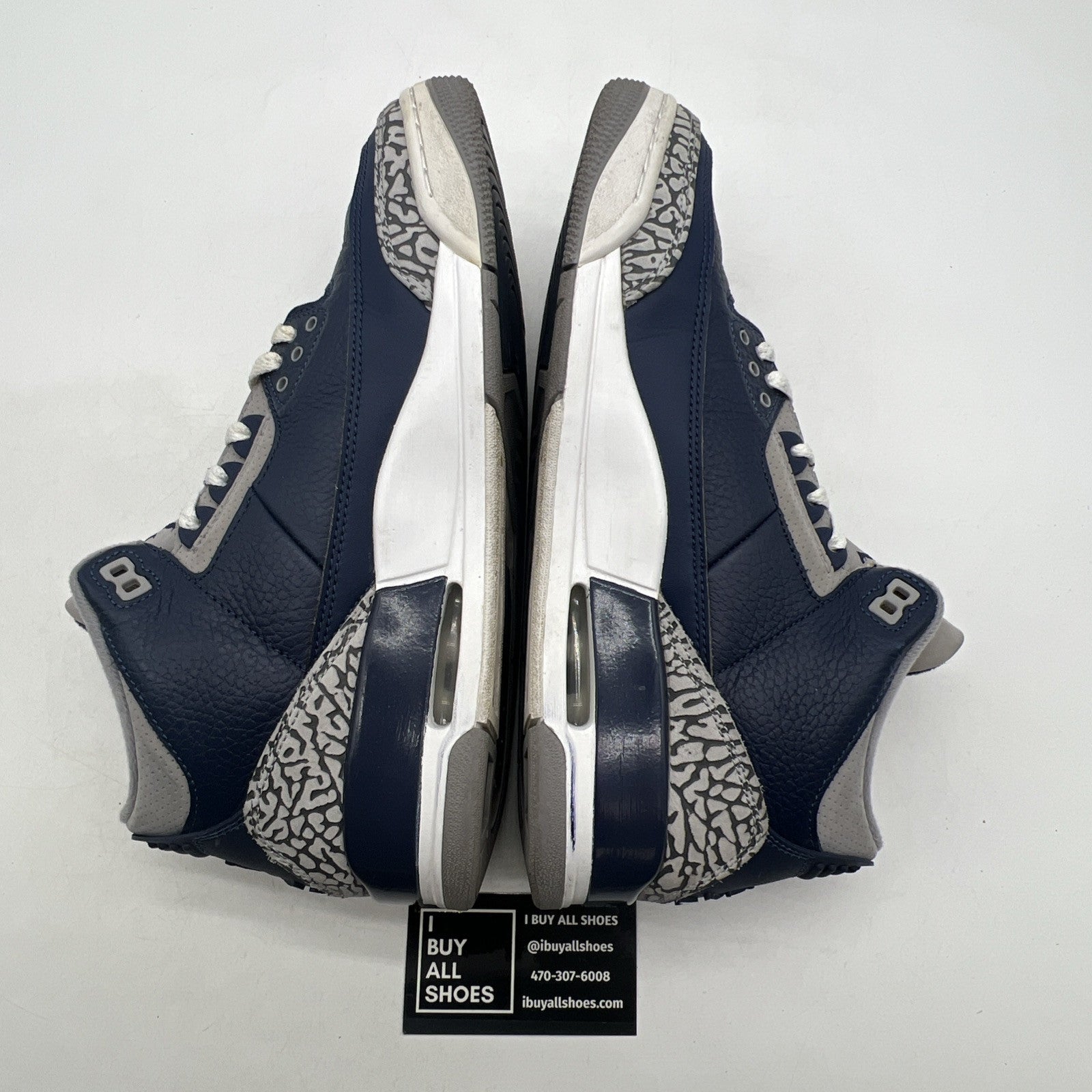 Size 9.5 - Air Jordan 3 Retro Georgetown (CT8532-401)￼