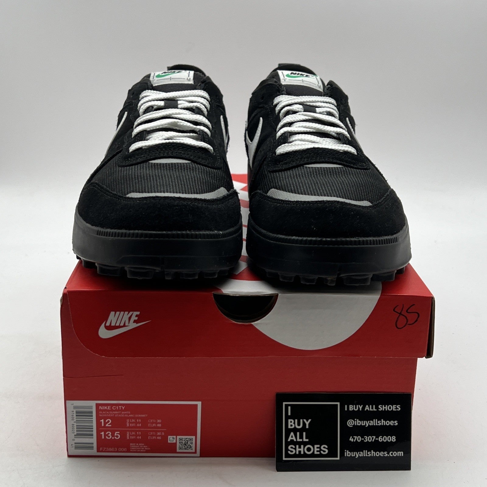 Size 12 - Nike C1TY Black Summit White (FZ3863-006)