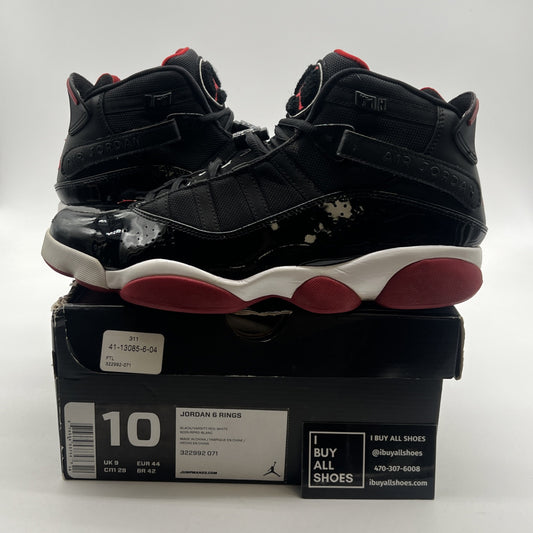 Size 10 - Air Jordan 6 Rings 2013 Bred (322992-071)