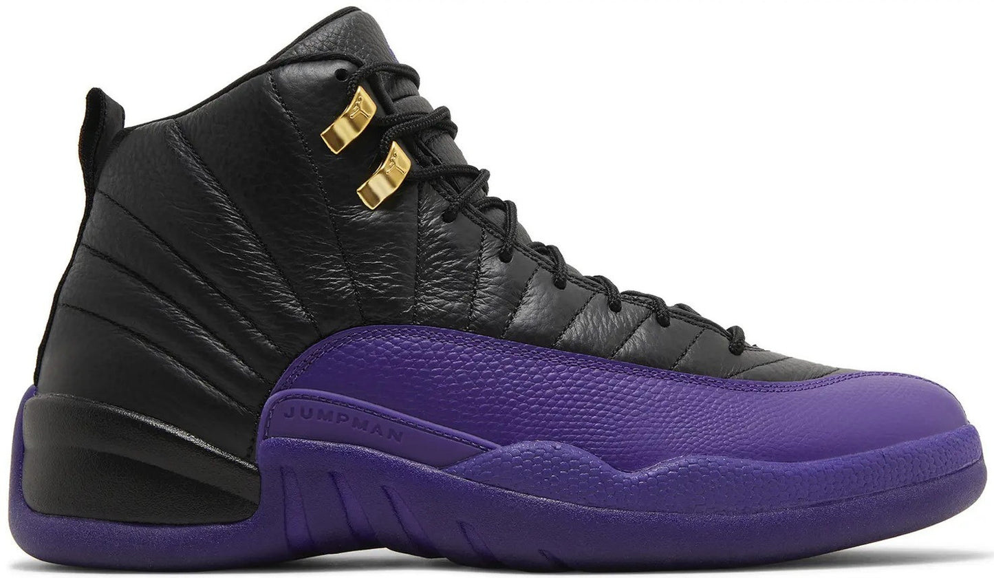 Size 9.5 - Jordan 12 Retro Mid Field Purple Black Leather (CT8013-057)