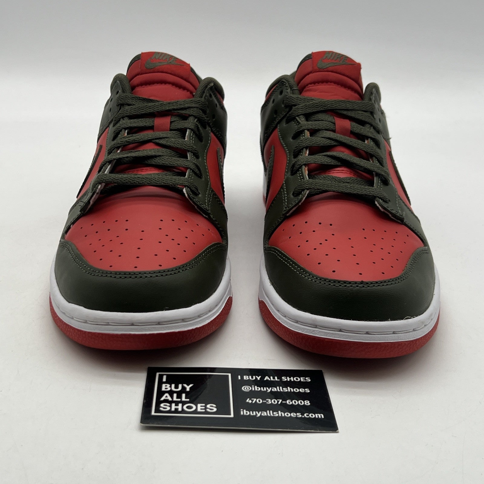 Size 11 - Nike Dunk Low Cargo Khaki Mystic Red (DV0833-600)