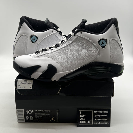 Size 10.5 - Air Jordan 14 Retro 2016 Oxidized Green (487471-106)
