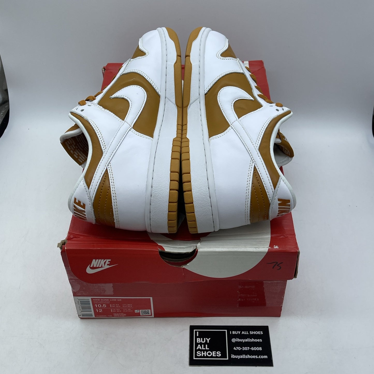 Size 10.5 - Nike Dunk CO.JP 2024 Low Reverse Curry Brown Leather (FQ6965-700)