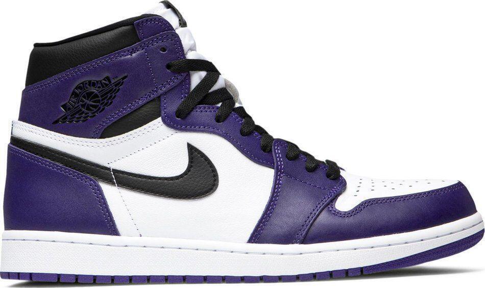 Size 8 - Air Jordan 1 Retro OG High Court Purple 2.0 (555088-500)
