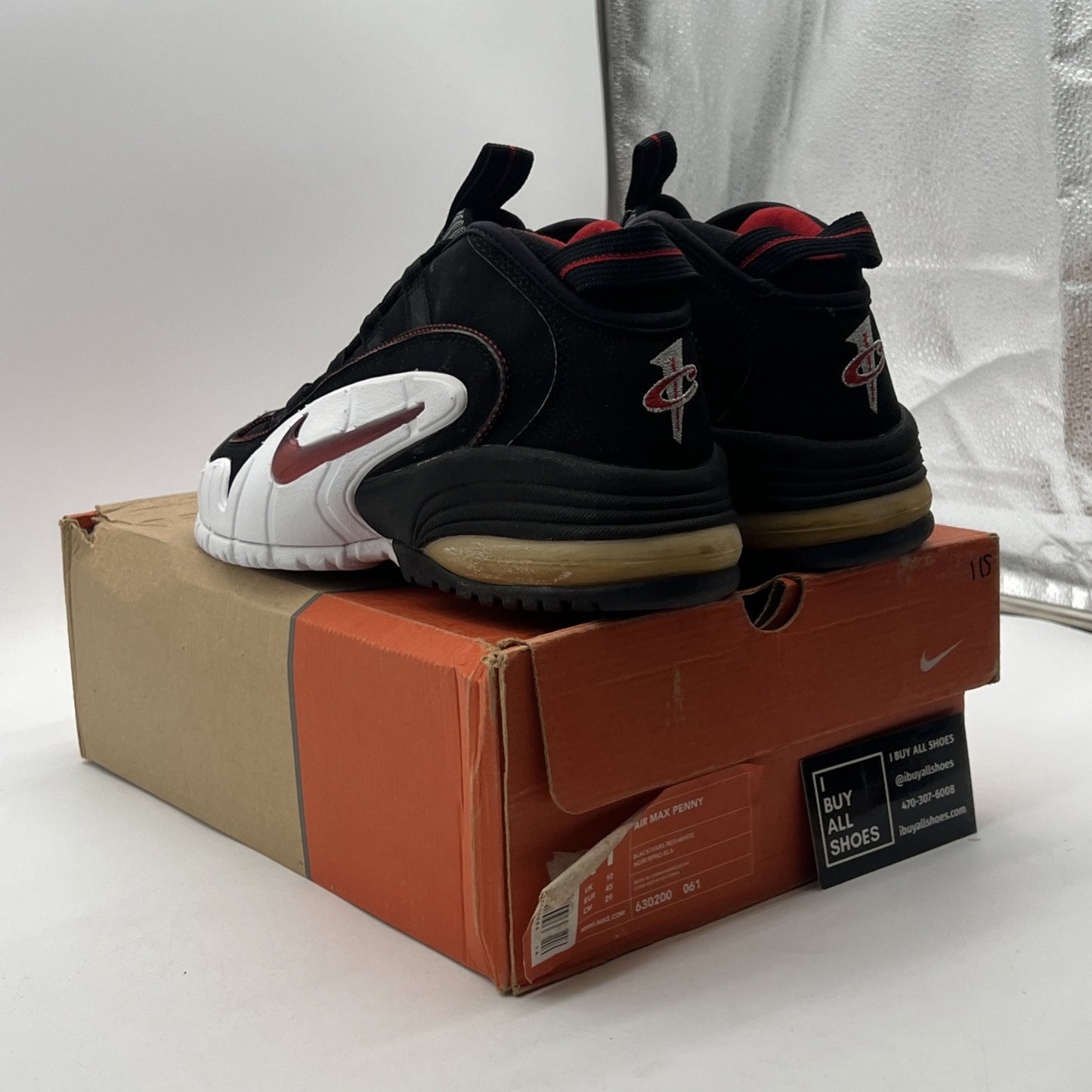 Size 11 - Nike Air Max Penny Black (630200-061)