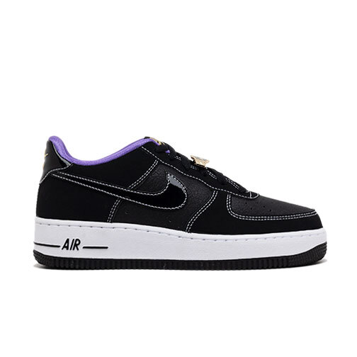 Size 6Y - Nike Air Force 1 Black White Purple (DQ0300-001)