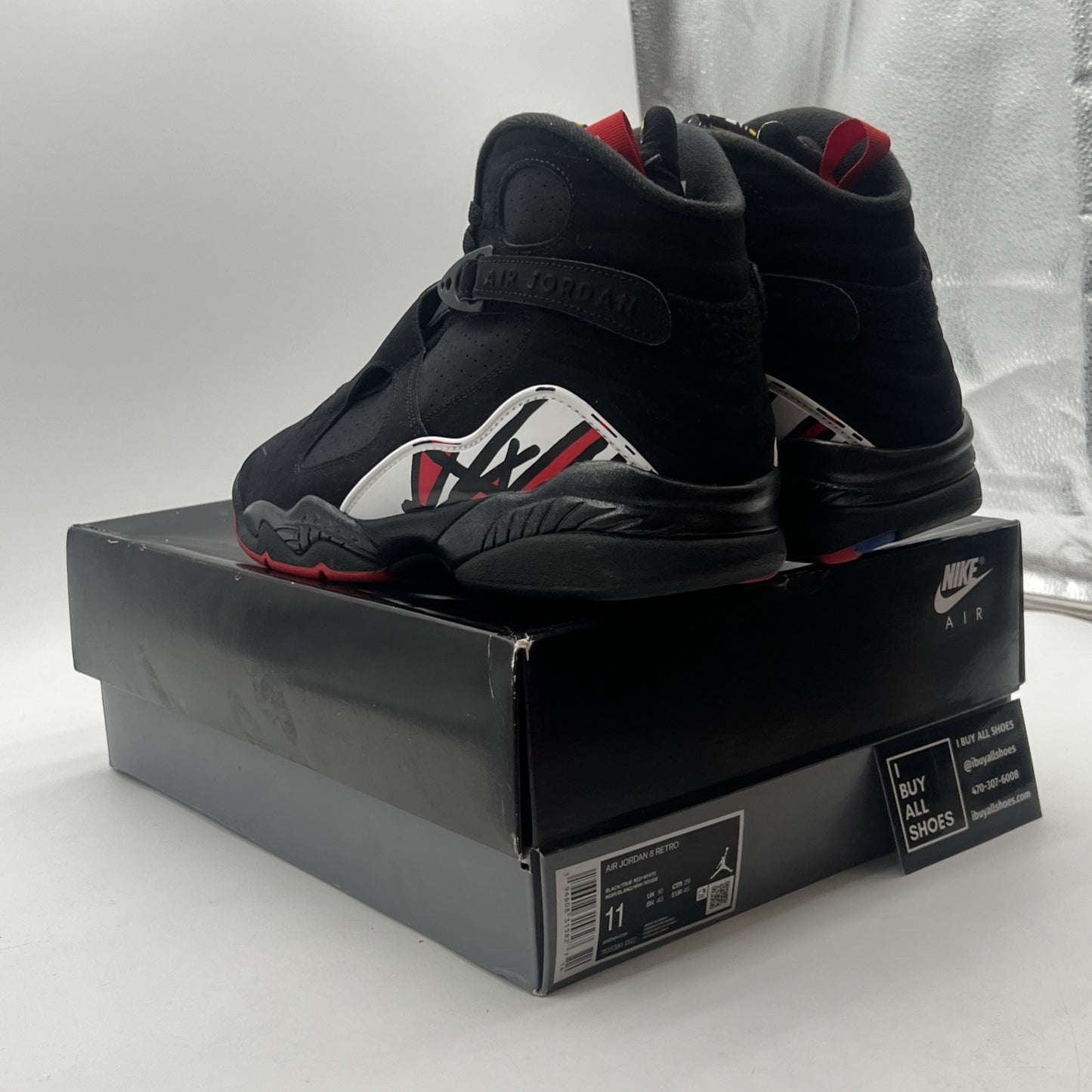 Size 11 - Air Jordan 8 Retro Mid Playoff (305381-062)