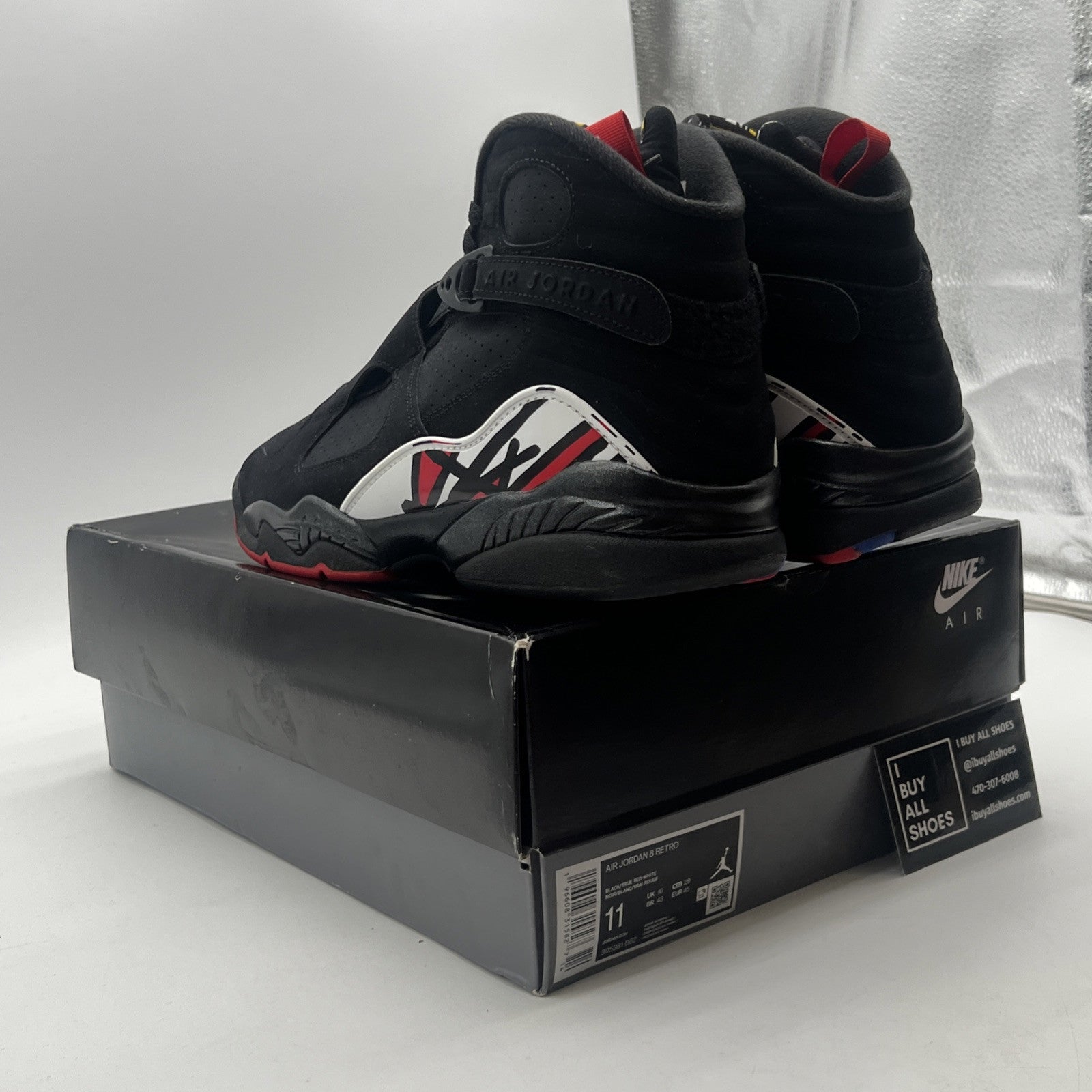 Size 11 - Air Jordan 8 Retro Mid Playoff (305381-062)