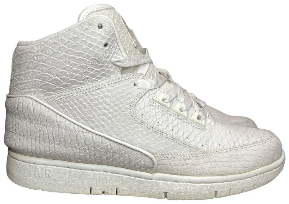 Size 13 - Nike Air Python Premium White Metallic Silver (705066-100)