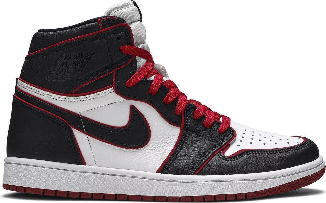 Size 9.5 - Jordan 1 Retro High OG Bloodline Black White Leather (555088-062)