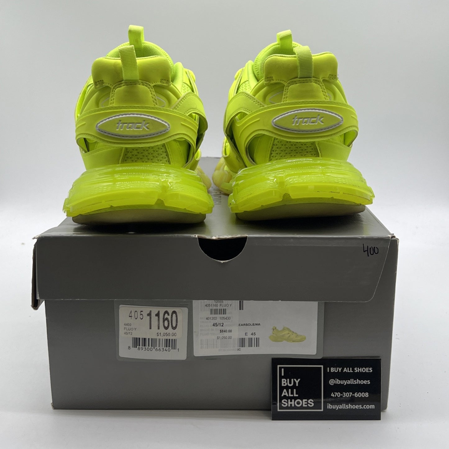 Size 12 - Balenciaga Track Sneakers Flourescent Yellow