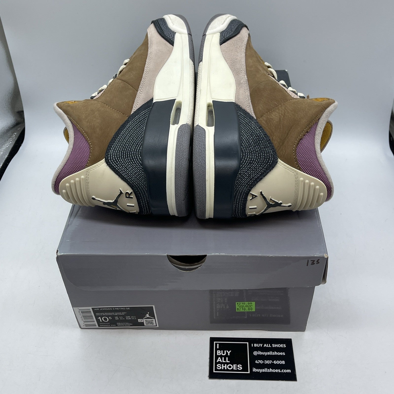 Size 10.5 - Air Jordan 3 Retro SE Winterized Brown Black Suede (DR8869-200)