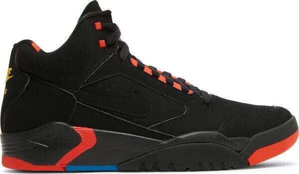 Size 10.5 - Nike Air Flight Lite Mid Black Team Orange (DQ7687-001)